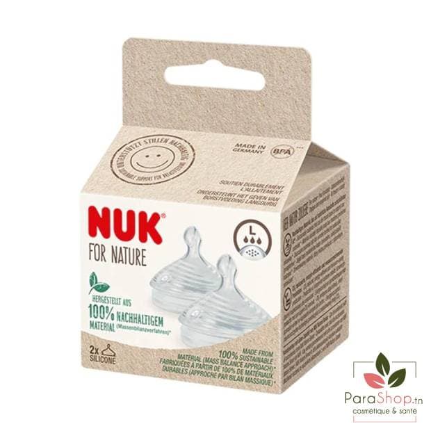 NUK FOR NATURE 2 TETINES 6-18M L
