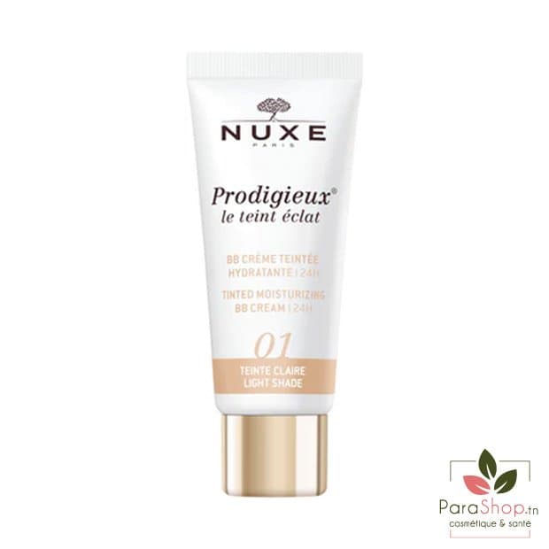 NUXE Prodigieux BB Creme Teintee Hydratante 30ML - Claire 01
