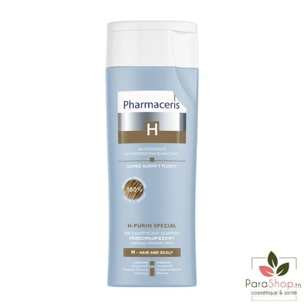 PHARMACERIS H PURIN SPECIAL SHAMPOOING ANTI PELLICULAIRE 250ML