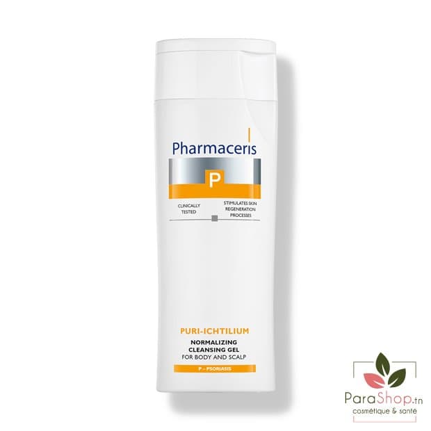 PHARMACERIS P PURI ICHTILIUM GEL NETTOYANT CORPS ET CUIR CHEVELU