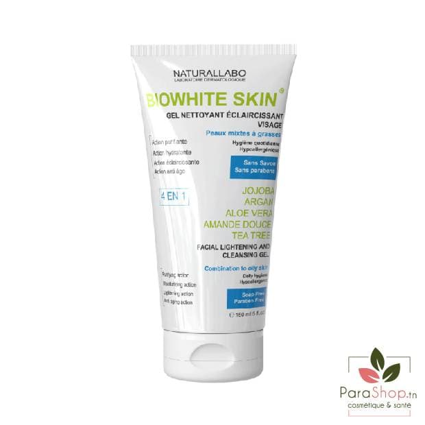 BIOWHITE SKIN GEL NETTOYANT ECLAIRCISSANT 150ML