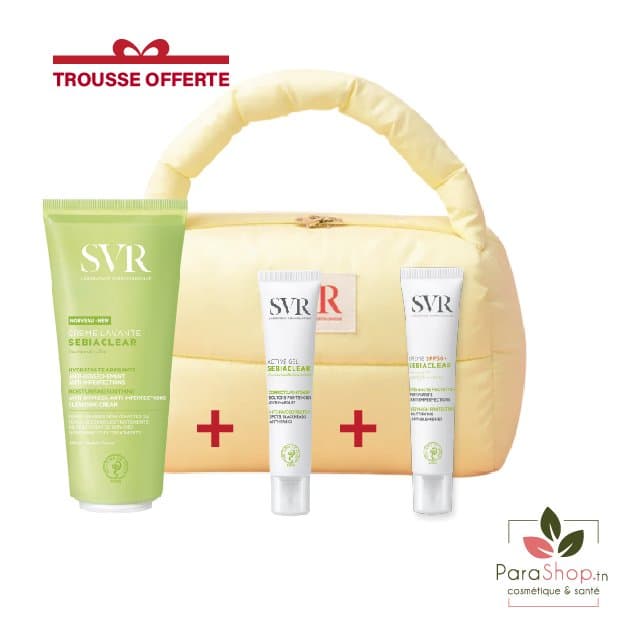 SVR PACK SEBIACLEAR Active Gel 40ML + CREME LAVANTE 200ML + Creme SPF50+