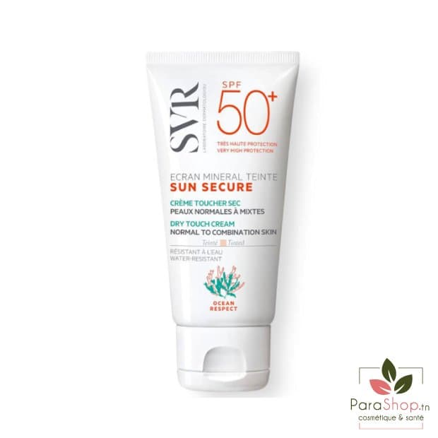 SVR SUN SECURE ECRAN MINERAL TEINTE Peau normale a mixte SPF50+