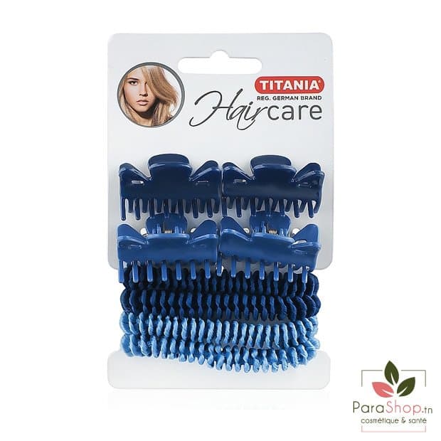 TITANIA 4 Pinces Cheveux + 4 Rubans Cheveux - 8001