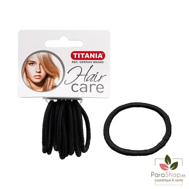 TITANIA 9 Elastiques Noirs 4.5CMX4MM - 7808