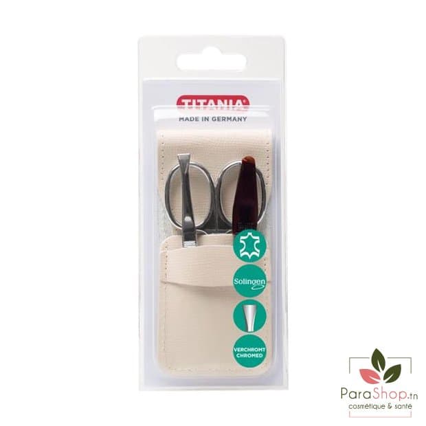 TITANIA Set Manucure 3P Etui Cuir - 162/A PH