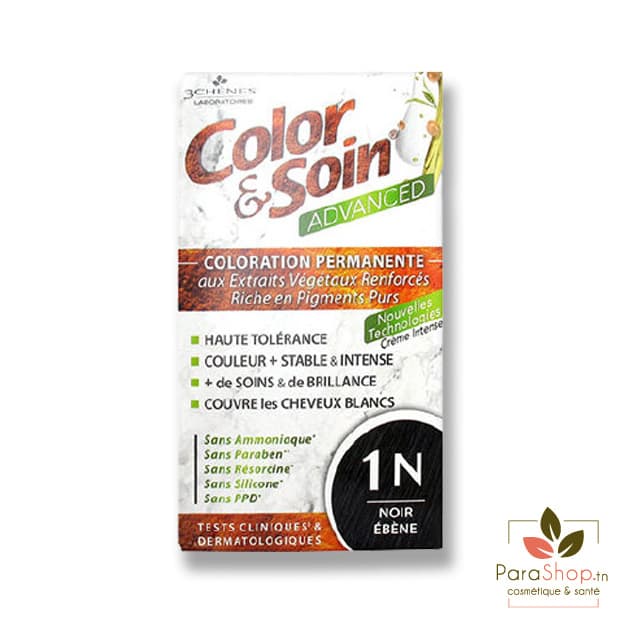 3 CHÊNES COLOR & SOIN ADVANCED 1N NOIR EBENE