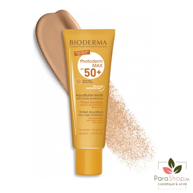 BIODERMA Photoderm MAX Aquafluide teinte Doree SPF 50+ 40ML
