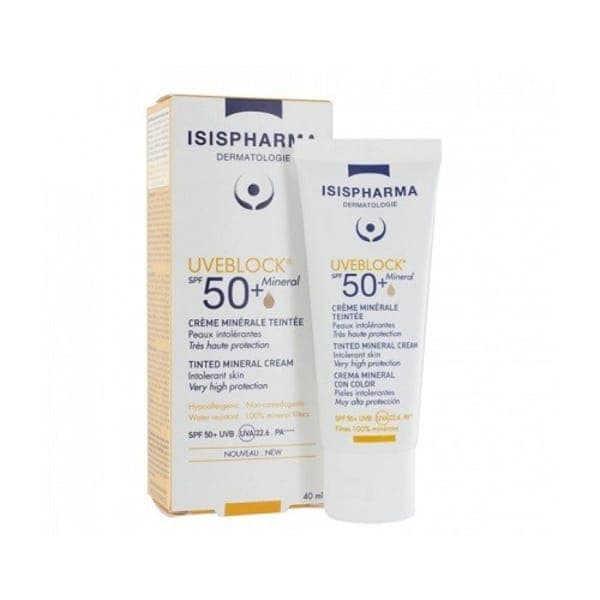 isispharma uveblock mineral teinté 40ml