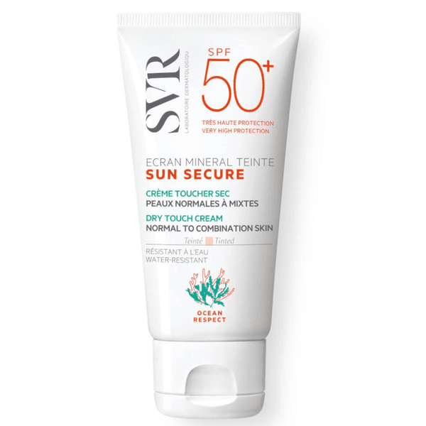 svr sun secure ecran teinté spf 50+ peaux normales a mixtes