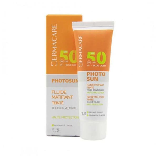 dermacare photosun ecran peaux grasses a mixtes 1.5 spf50