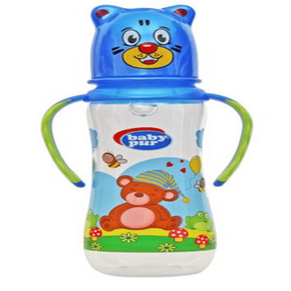 pur biberon plast avec anse 250ml (1019bh)