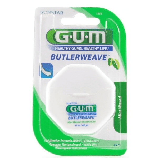 gum fil dentaire plat cire menthe