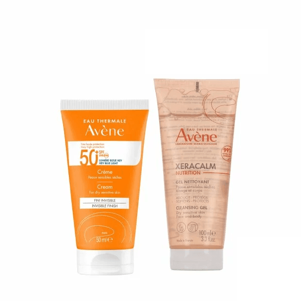 Avène duo creme spf50 + xeracalm gel offert