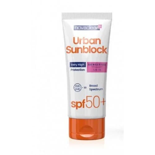 Novaclear urbain sunblock peau sensible spf50+ 40ml