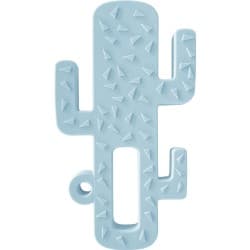 MINIKOIOI ANNEAU DENTITION EN SILICONE CACTUS BLEU
