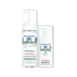Pack éclairsissant (Ecran MELA PROTECT SPF50 + Mousse nettoyante Anti-Tâches)