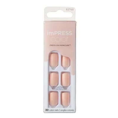 FAUX ONGLES IMPRESS COLOR MAINS PEEVISH PINK (KIMC009C)